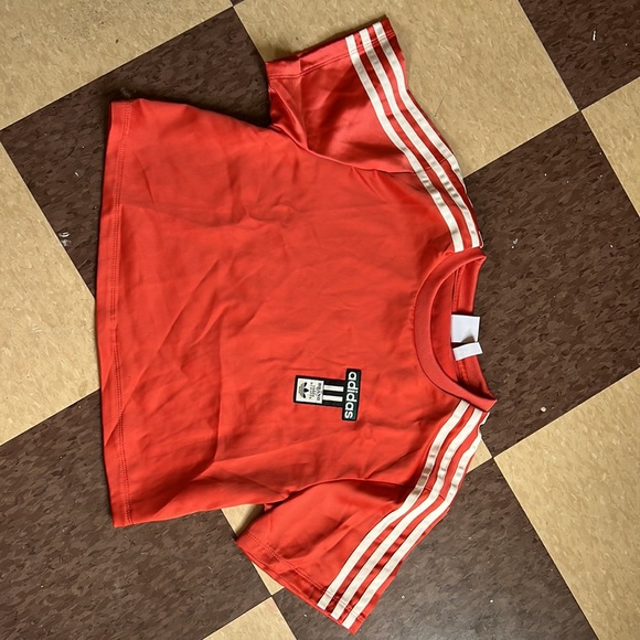 Adidas set. Orange top/ black bottom - Picture 3 of 3